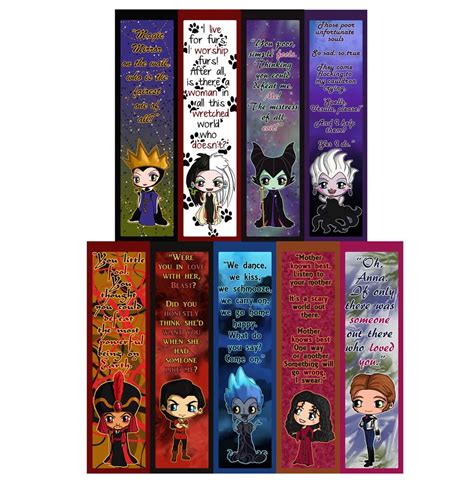 Step into the Enchanted World with the Maleficent Witch Bookmark